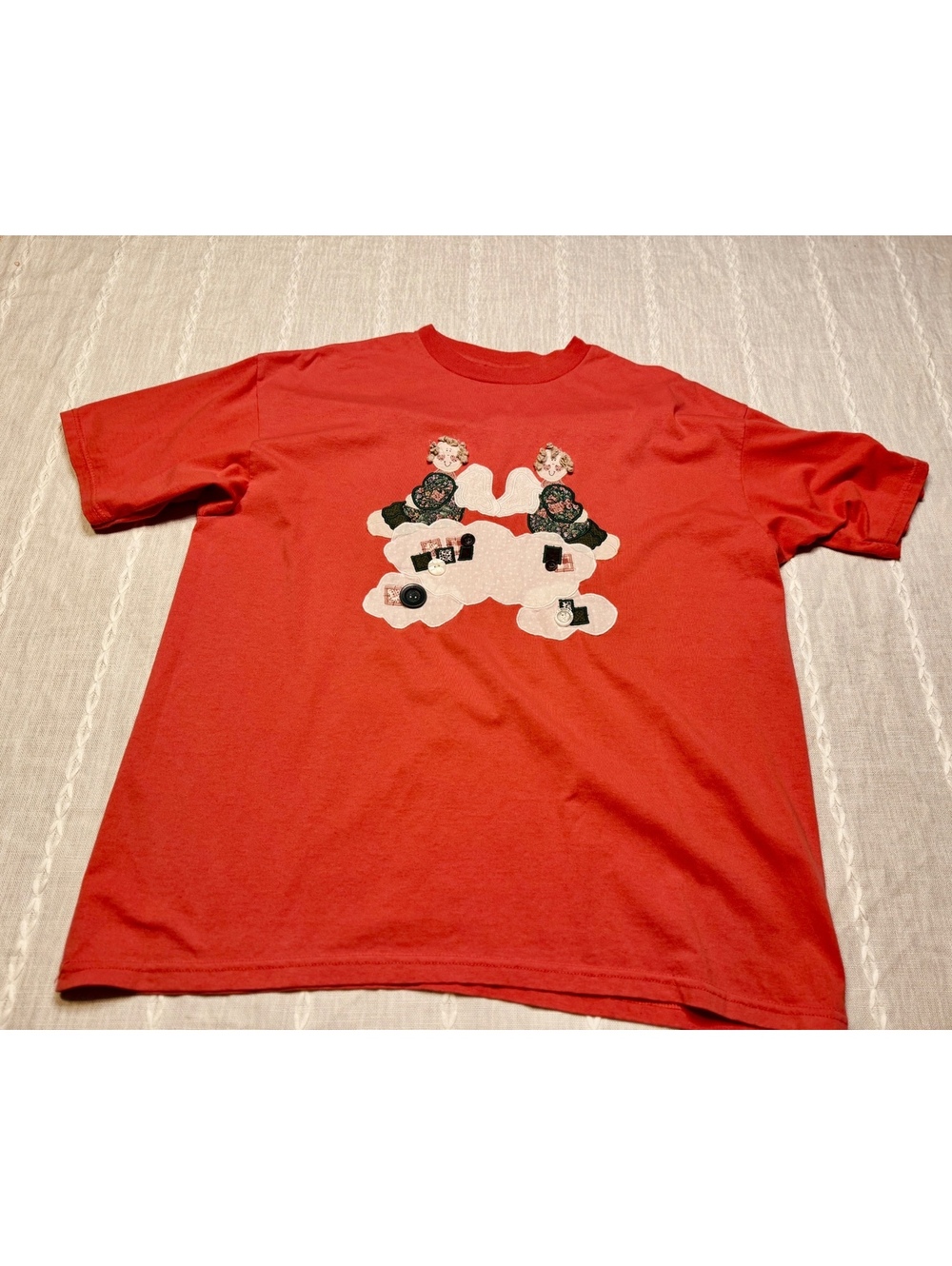 Embroidered tshirt grandmacore XL